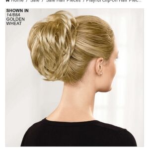 Paula Young Gray Ponytail Clip (Playful A3239)#51